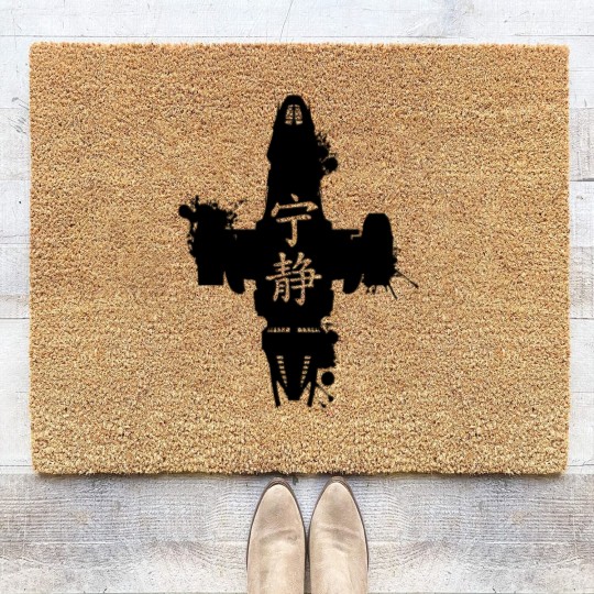 Discover Firefly Serenity Ink Blot Coir Doormats