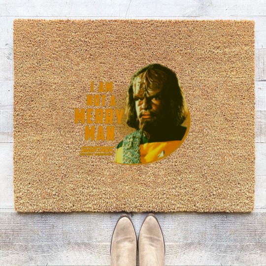 Discover The Next Generation Worf I Am Not A Merry Man Coir Doormats