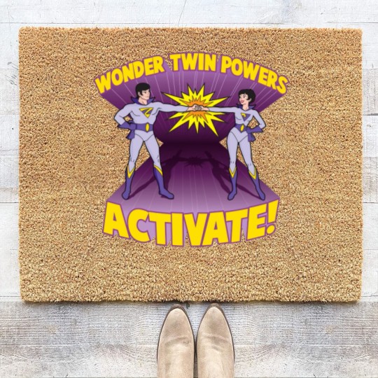 Discover Wonder Twin Powers Activate Coir Doormats