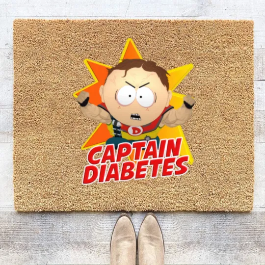 Discover SouthPark Captain Diabetess Scott Malkinson Coir Doormats