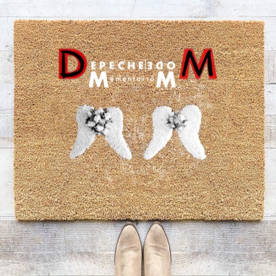 Discover Depeche Mode Memento Mori Album Coir Doormats, Depeche Mode 2023 Tour, Depeche Mode Merch Coir Doormats, Depeche Mode Rock Band Coir Doormats