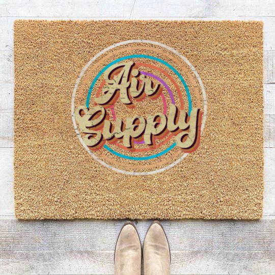 Discover vintage circle line color Air Supply Coir Doormats