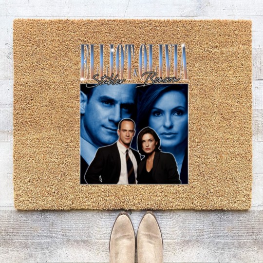 Discover Elliot Stabler Olivia Benson Coir Doormats, Law And Order SVU