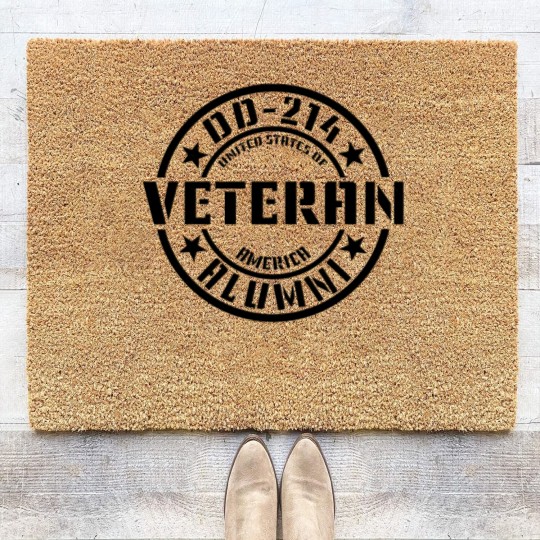 Discover DD214 Alumni Coir Doormats