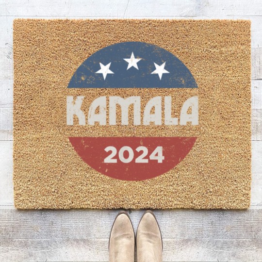 Discover Kamala Harris 2024 For President Campaign Coir Doormats