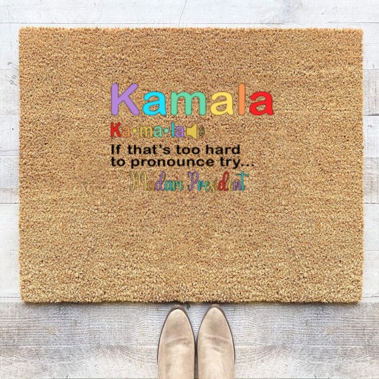 Discover Kamala Definition Coir Doormats, Kamala Harris Coir Doormats, Kamala For The People