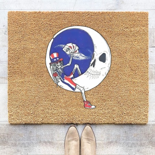 Discover grateful company dead, grateful music dead, grateful band dead, grateful skull dead, grateful jerry dead garcia, grateful retro dead, grateful art dead, grateful funny dead, grateful vintages dead, bear, logo, trendings, cute christmas, meme Coir Doormats