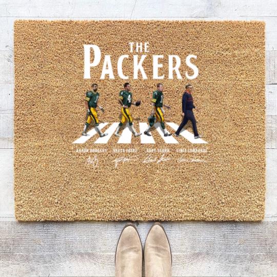 Discover The Packers Abbey Road Signature Coir Doormats