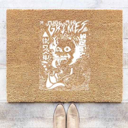 Discover Grimes Visions Inverted Occult Coir Doormats