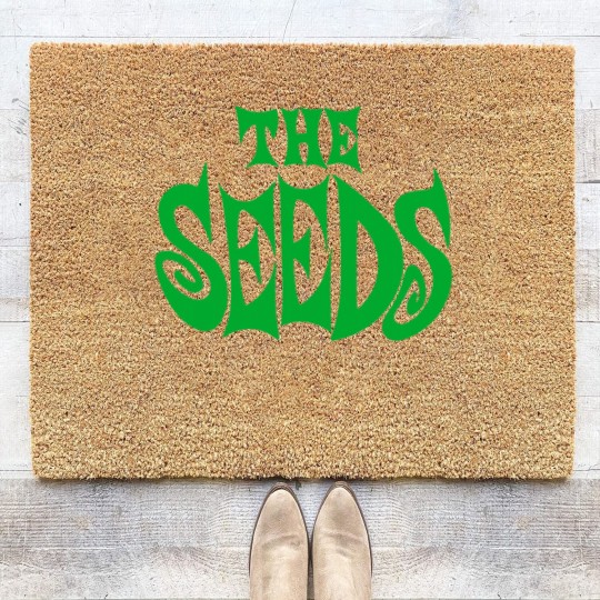 Discover the seeds band logo Coir Doormats