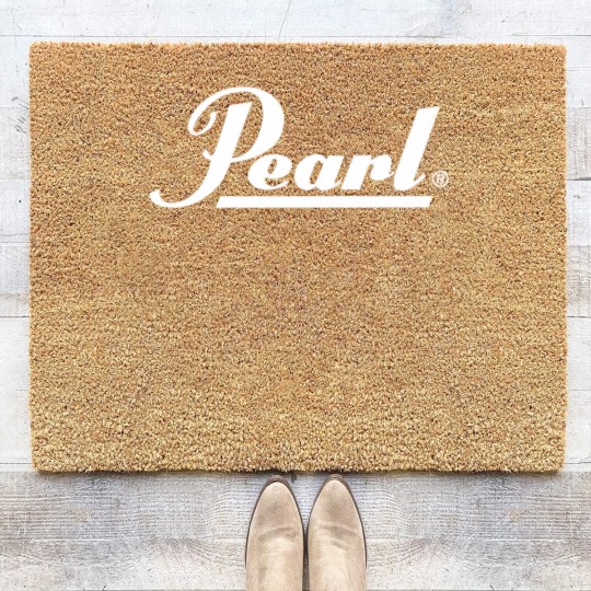 Discover Pearl Drum Logo Coir Doormats