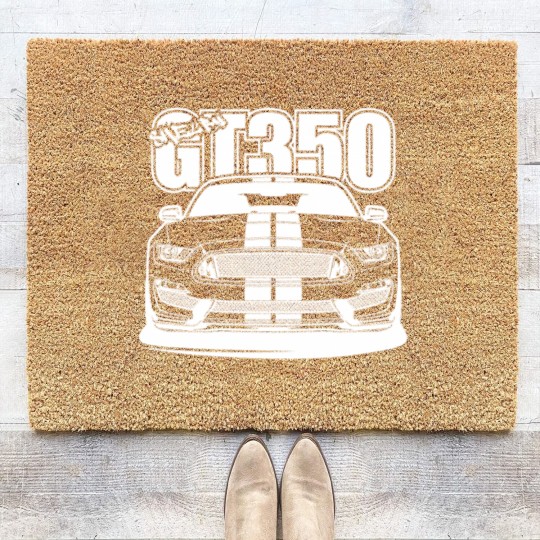 Discover Shelby GT350 - Black Print Coir Doormats
