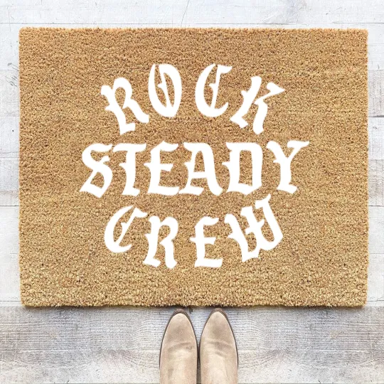 Discover Rock Steady Crew Coir Doormats
