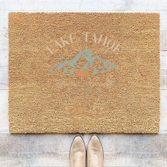 Discover Lake Tahoe Coir Doormats