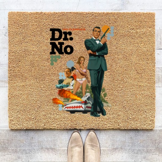 Discover James Bond Dr.No V2 Coir Doormats Vintage Movie Coir Doormats