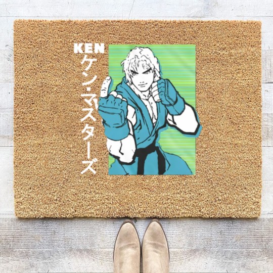 Discover Street Fighter Ken Coir Doormats