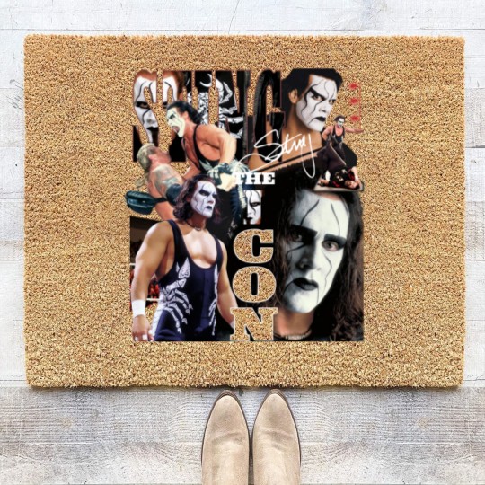 Discover Sting Wrestling Coir Doormats Freakin Wrestler Retro Vintage Coir Doormats