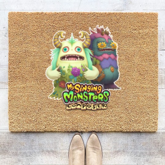 Discover my singing monsters, rare wubbox, my singing monsters monsters, my singing monsters wubbox Coir Doormats
