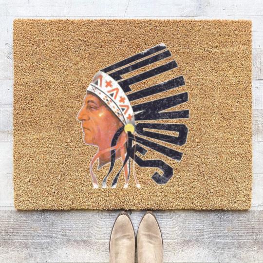 Discover Illinois Old University Coir Doormats