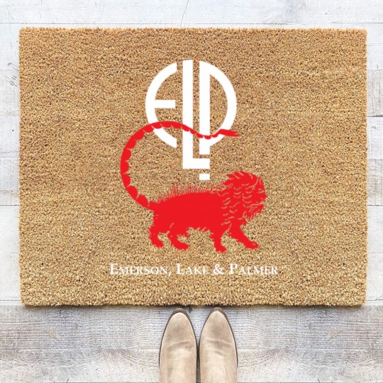 Discover Emerson Lake  Palmer band Tri-blend Coir Doormats