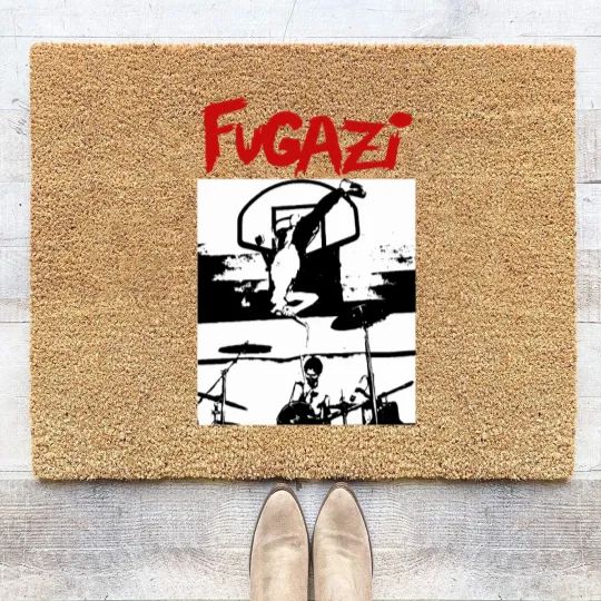 Discover Fugazi Hardcore - Ring Basket Show Coir Doormats