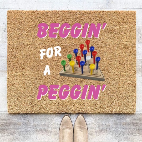 Discover Beggin For A Peggin Coir Doormats