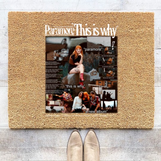 Discover Vintage Paramore Tour 2023 This Is Why Rock Band Coir Doormats, Paramore Tour Coir Doormats