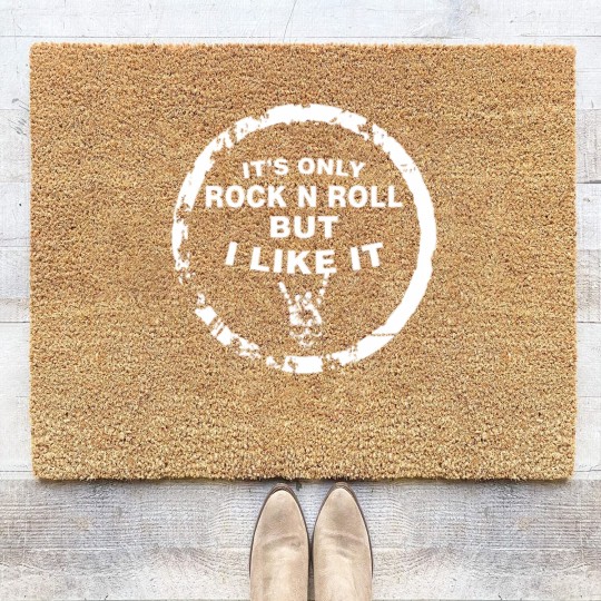 Discover IT’S ONLY ROCK N ROLL BUT I LIKE IT - Musical - Coir Doormats