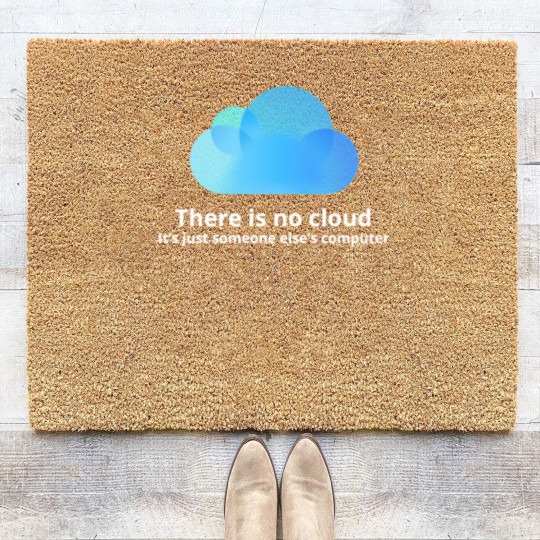Discover There is no cloud - There Is No Cloud - Coir Doormats
