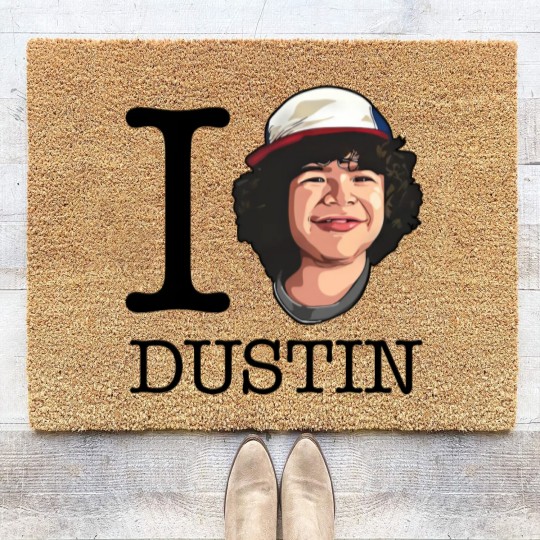 Discover Stranger Things I Love Dustin - Stranger Things Dustin - Coir Doormats