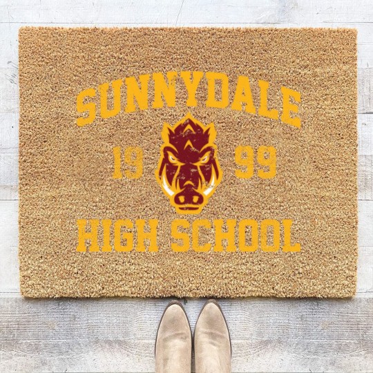 Discover Sunnydale High Razorbacks - Sunnydale High School - Coir Doormats