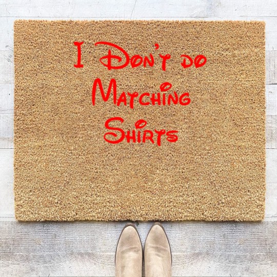 Discover i don't do matching s Coir Doormats