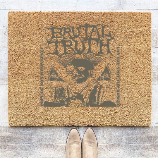 Discover Brutal Truth Coir Doormats