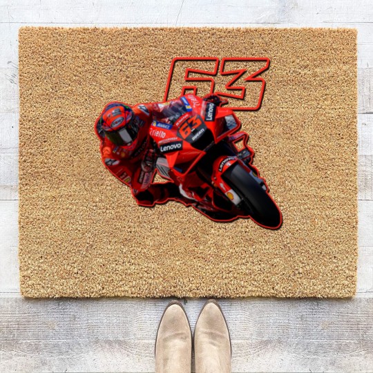 Discover FRANCESCO BAGNAIA (2) francesco bagnaia Coir Doormats