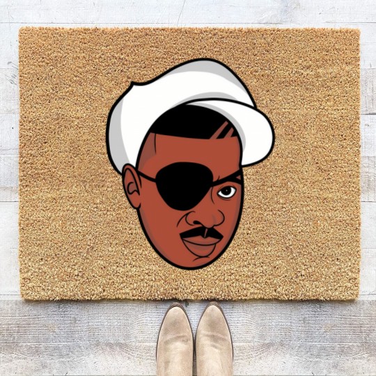 Discover A Rapper Record Producer Slick Rick 143 Coir Doormats