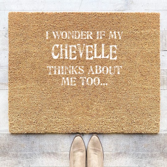 Discover I Wonder - Chevelle Coir Doormats, Chevelle Coir Doormats, Chevelle SS Coir Doormats, 1969 chevelle Coir Doormats, 1970 chevelle Coir Doormats, Funny car Coir Doormats, car guy Coir Doormats