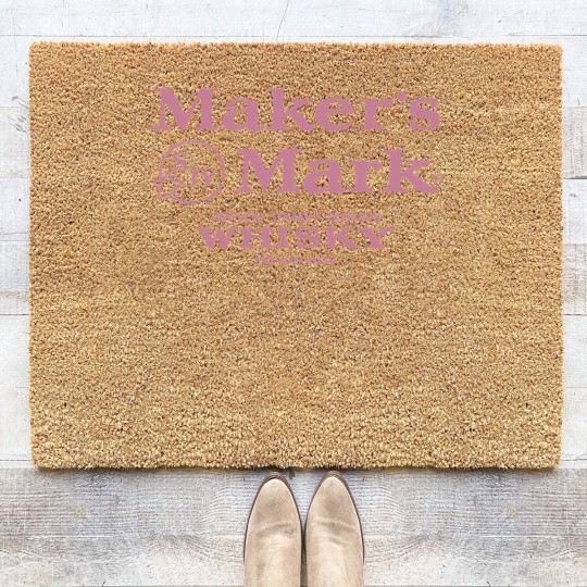 Discover Makers Mark Bourbon Pink Coir Doormats