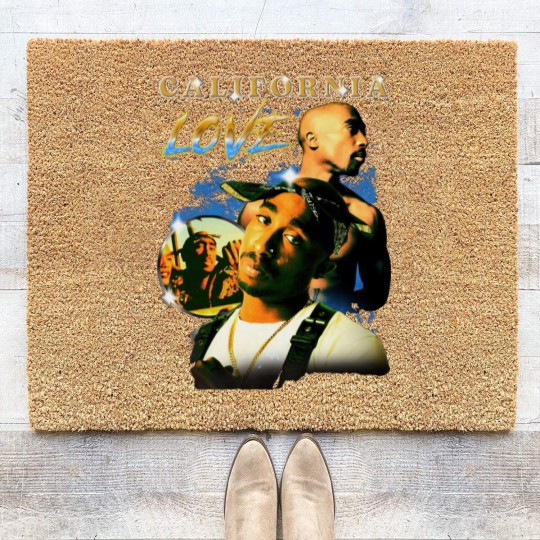 Discover California Love 2Pac Vintage Style Coir Doormats