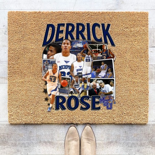 Discover Derrick Rose Coir Doormats - Derrick Rose - Retro American Basketball Coir Doormats