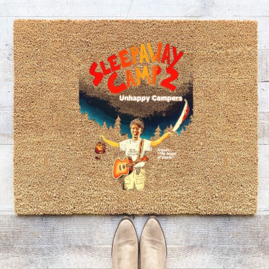 Discover Sleepaway Camp II Unhappy Campers Coir Doormats