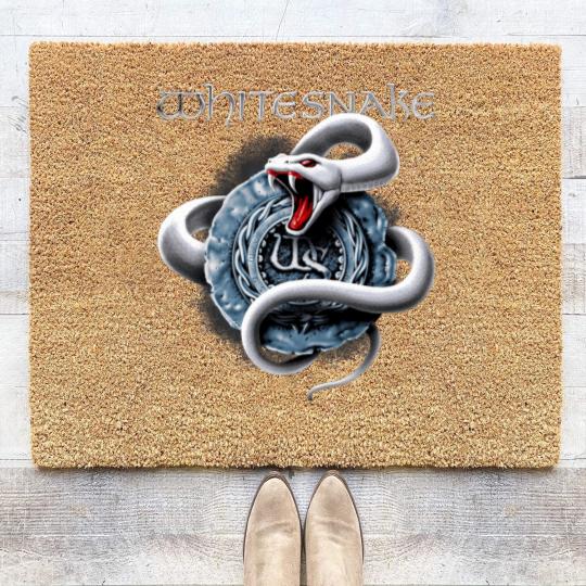Discover white snake Coir Doormats