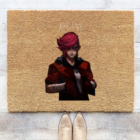 Discover League Of Legend Arcane Vi Coir Doormats