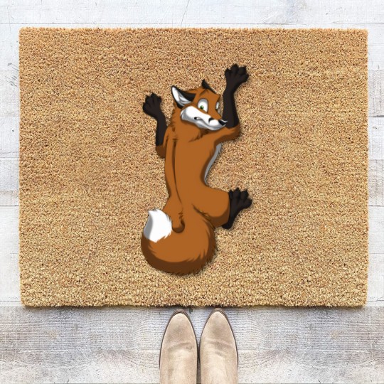 Discover Clinging Red Fox Coir Doormats