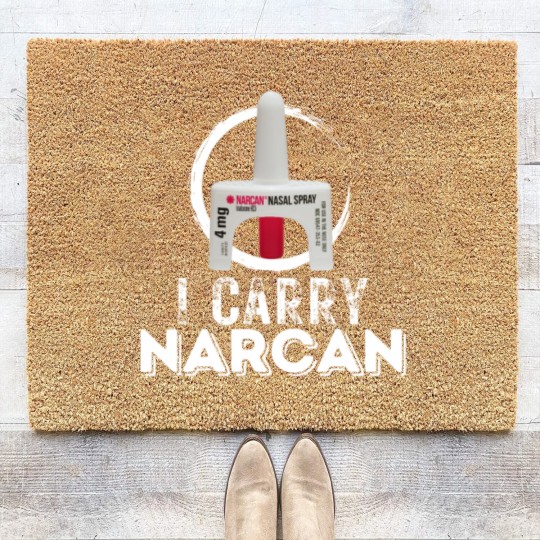 Discover I carry narcan Coir Doormats