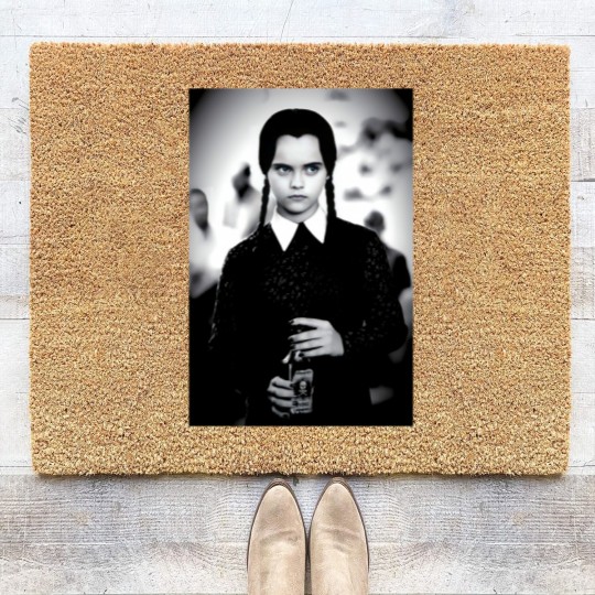 Discover Wednesday Addams Poison Horror Movie Coir Doormats