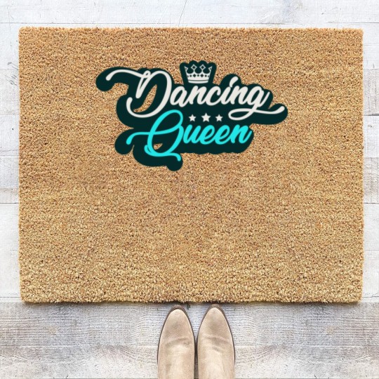 Discover dancin kween Disco Dance Party Girl 70s Gift Coir Doormats