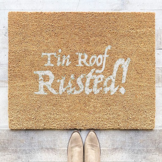 Discover Tin Roof - RUSTED Coir Doormats