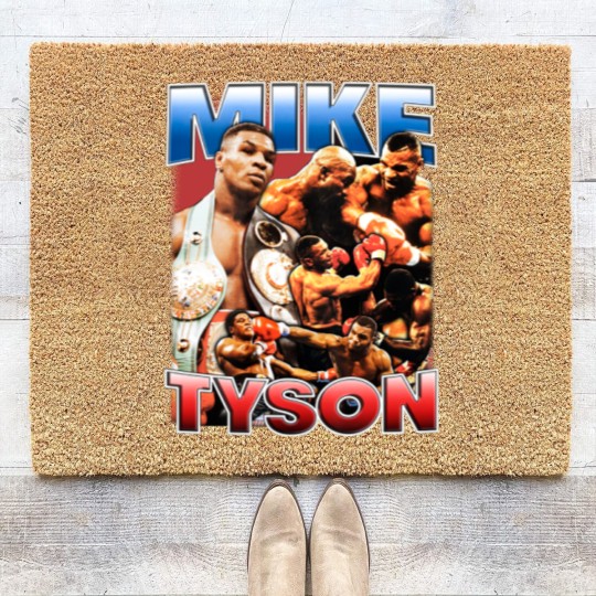 Discover Mike Tyson Boxing Coir Doormats Cotton Coir Doormats For Men All Size S To 5XL