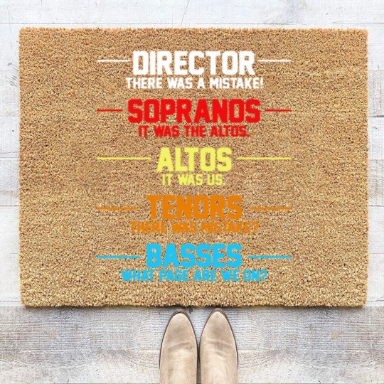 Discover Director There Was A Mistake Sopranos Coir Doormats