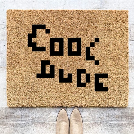 Discover Cool Dude Papyrus Coir Doormats